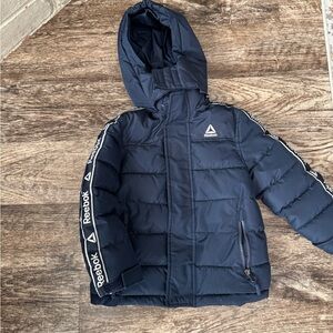 Reebok Dark Blue Quilted Jacket